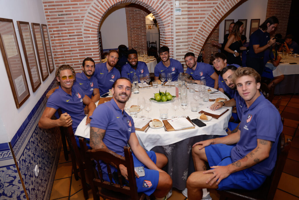 Atlético en el Restaurante José María