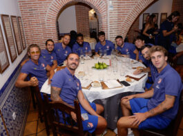 Atlético en el Restaurante José María