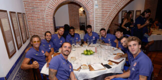 Atlético en el Restaurante José María