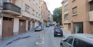 Este jueves, corte de tráfico por obras en una calle de la ciudad de Segovia