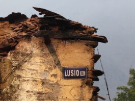 El pueblo de Lusio (León), arrasado por el fuego. César Hornija, Ical