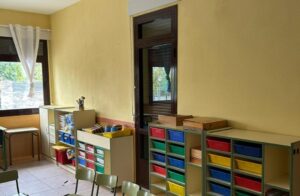 El colegio de Torrecaballeros, listo para comenzar el curso