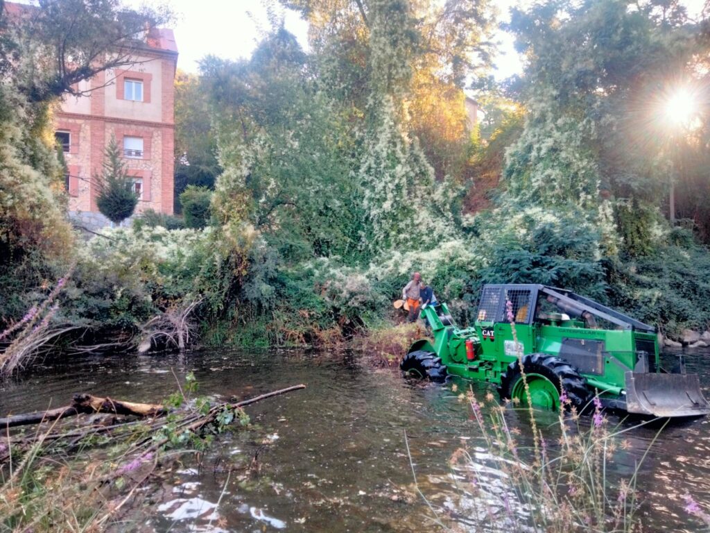 Trabajos cauce río Eresma