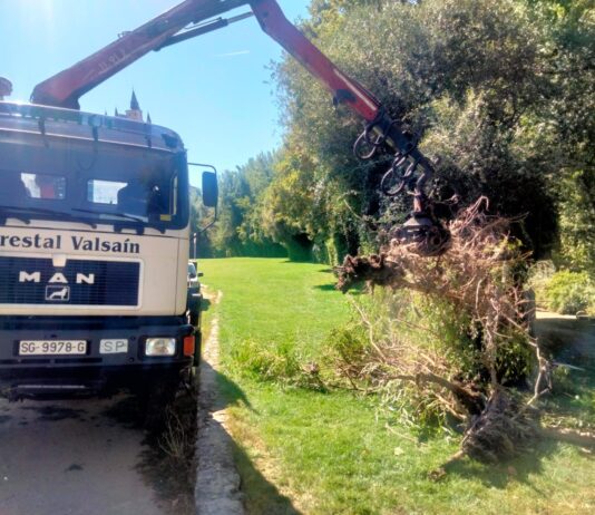 Trabajos cauce río Eresma