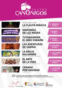 Cuatro actuaciones para disfrutar en el Teatro de El Real Sitio