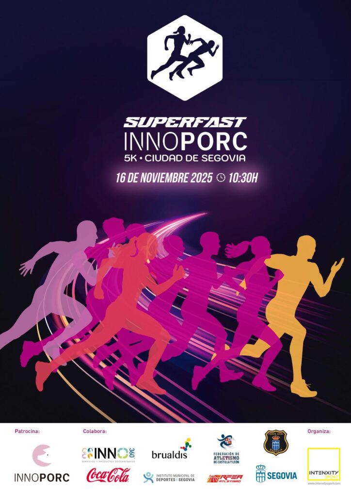 Cartel Carrera Superfast Innopork 2025