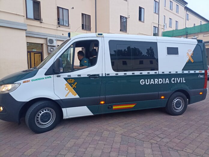 Foto de la Guardia Civil sobre el robo con fuerza en el polígono industrial de El Espinar