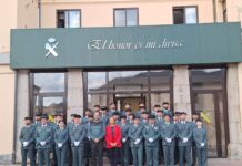 Nuevos miembros en de la Guardia Civil en la comandancia de Segovia