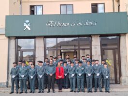 Nuevos miembros en de la Guardia Civil en la comandancia de Segovia
