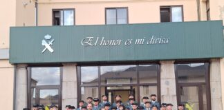 Nuevos miembros en de la Guardia Civil en la comandancia de Segovia