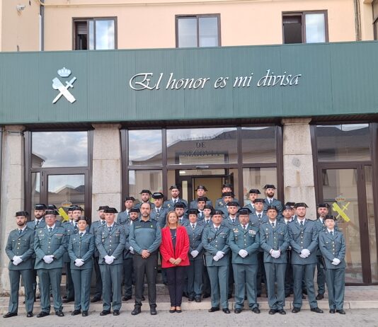 Nuevos miembros en de la Guardia Civil en la comandancia de Segovia