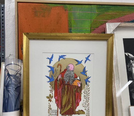 Foto Serigrafía San Frutos y aniversario tienda Montón de trigo montón de paja