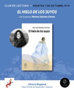 Encuentro literario con Montse Sánchez Alonso en una librería de Segovia