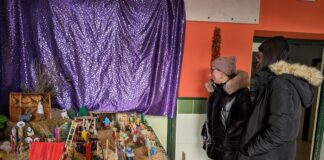 Foto del concurso de belenes de la diputación, colegio San Gil de Cuéllar