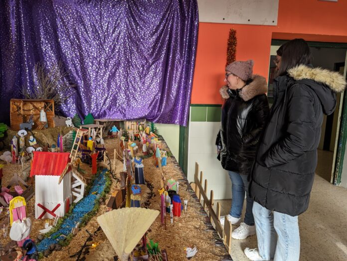 Foto del concurso de belenes de la diputación, colegio San Gil de Cuéllar