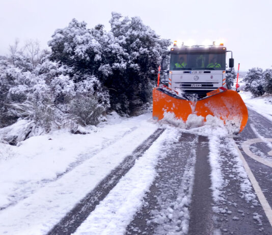 Plan vialidad invernal de la Diputación de Segovia