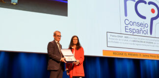 La Diputación, premiada por su impulso a la cardioprotección en los pueblos La Diputación de Segovia ha recibido el premio CERPC