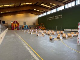 Fin de Semana Segovia, concurso de corte de troncos en Valsaín