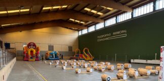 Fin de Semana Segovia, concurso de corte de troncos en Valsaín