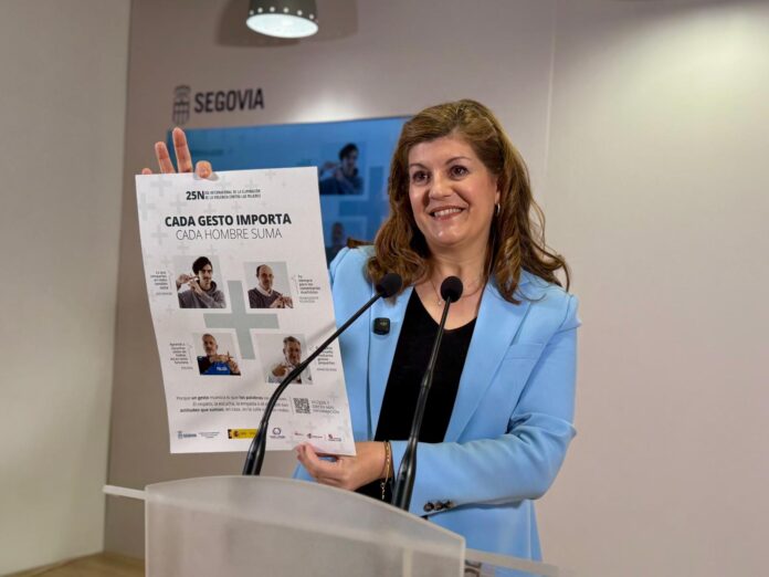 Presentación de la campaña del 25N en el Ayuntamiento de Segovia