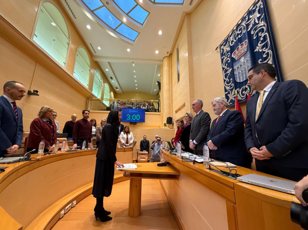 Toma de posesión de la nueva concejala Berta Miguelañez