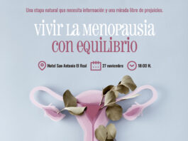 Cartel jornadas menopausia Fundación Caja Rural