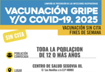 Vacunación en Segovia