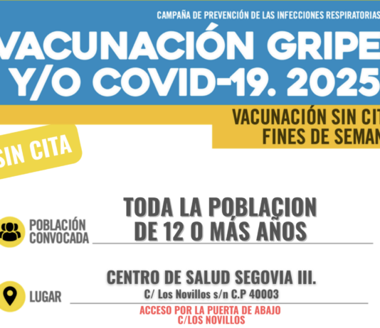 Cuándo, quién y cómo vacunarse de la gripe y la COVID en Segovia Vacunación en Segovia