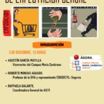 La trata de mujeres quedará «expuesta» en este acto Cartel de la exposición de trata de mujeres con fines de explotación sexual en la UVa