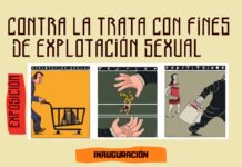 Cartel de la exposición de trata de mujeres con fines de explotación sexual en la UVa