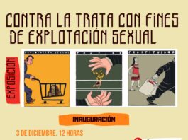 Cartel de la exposición de trata de mujeres con fines de explotación sexual en la UVa