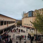 Padres, alumnos y docentes de La Aneja se movilizan contra unas obras “de riesgo”