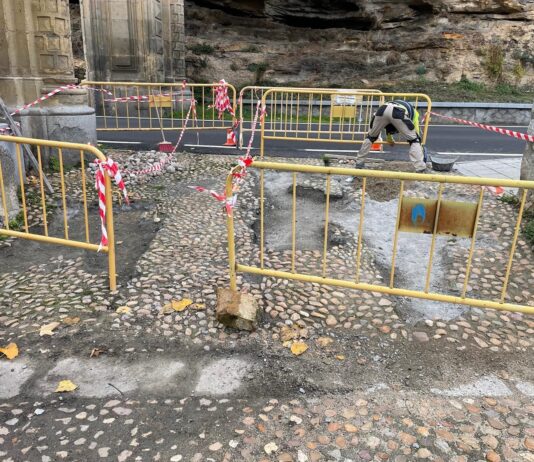 Emborrillado calles de Segovia