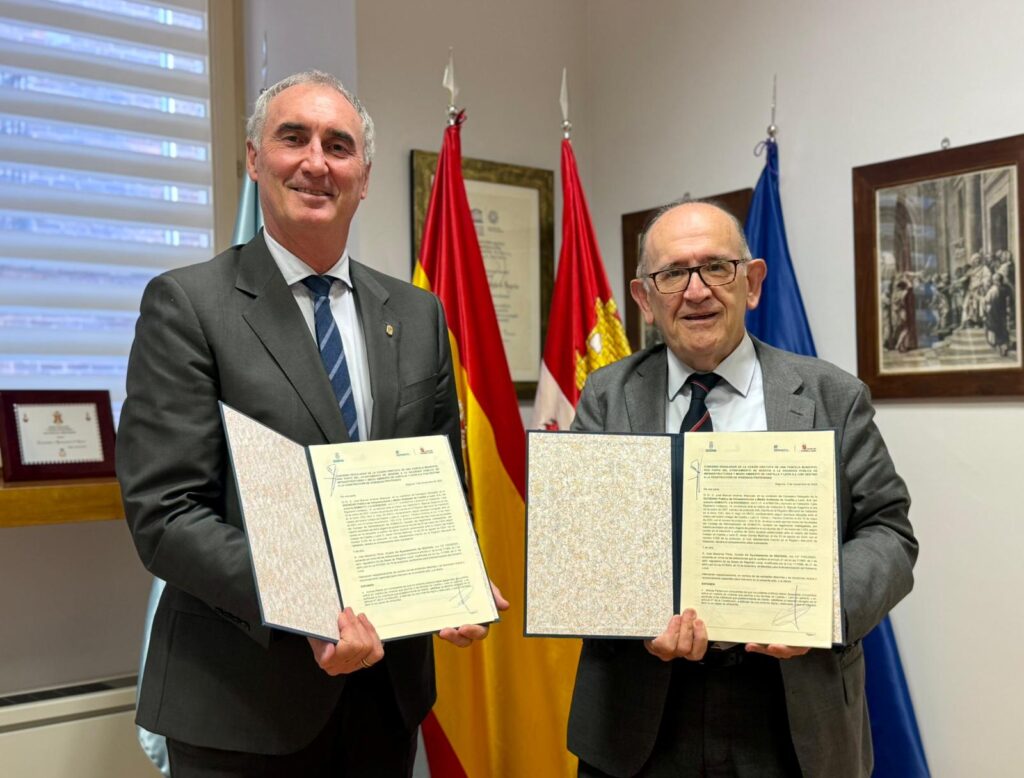 Firma convenio Ayuntamiento y Somacyl para nuevas viviendas protegidas en San Lorenzo