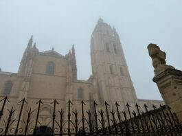 Segovia amanece con un frío intenso