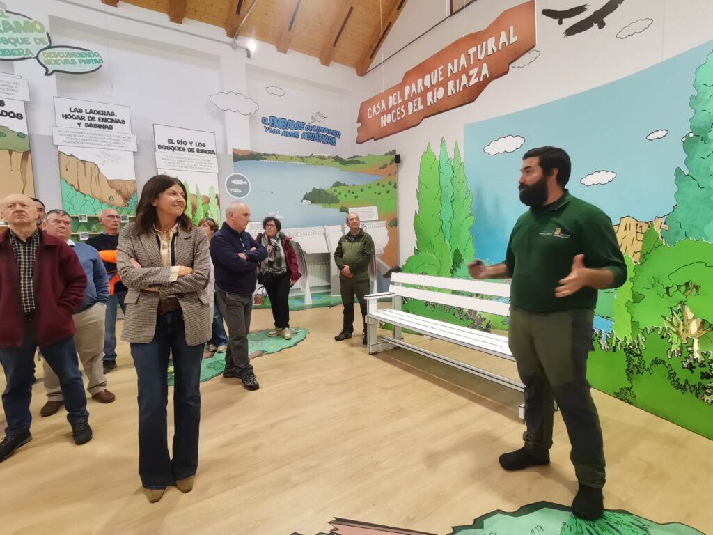 Casa expositiva de la Casa del Parque en Montejo de la Vega de la Serrezuela