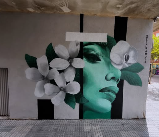 Gela Ramoss, entre los finalistas del mejor mural del mundo