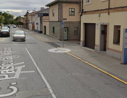 Captura de pantalla Google Maps de la Calle Pascual Marín