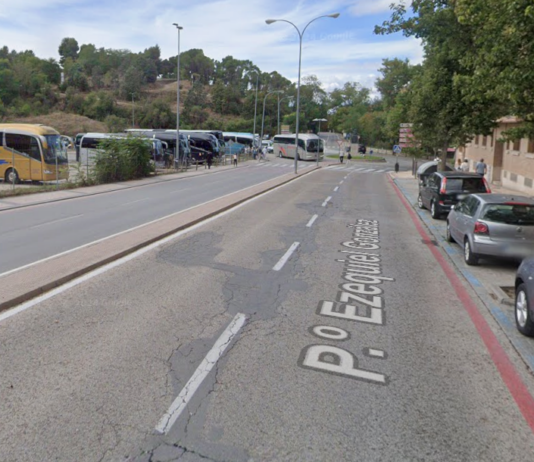 Corte de tráfico en esta calle de Segovia Corte de tráfico Ezequiel González