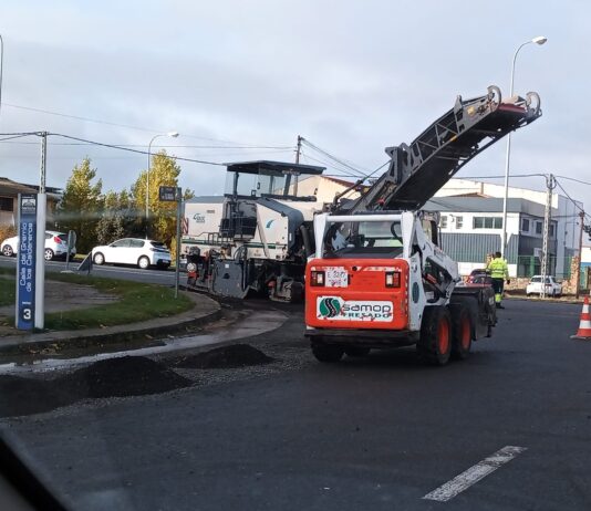 Calle plan de asfaltado Segovia