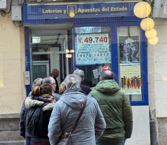 Segovia se vuelca con la tradición de la Lotería de Navidad