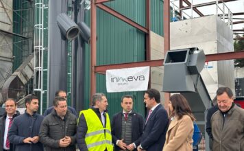 Más de 2.500.000 de euros en la mejora de la Red de Calor de Cuéllar Visita a la Red de Calor de Cuéllar