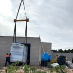 Imagen de la llegada del Horno Crematorio