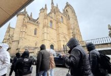 Viento y lluvia activan el aviso amarillo este sábado en Segovia