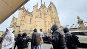 Viento y lluvia activan el aviso amarillo este sábado en Segovia
