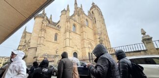 Viento y lluvia activan el aviso amarillo este sábado en Segovia