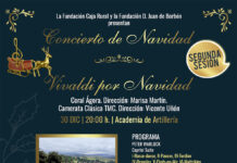 Cartel segundo concierto navidad academia de artillería