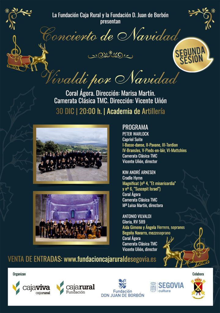 Cartel segundo concierto navidad academia de artillería