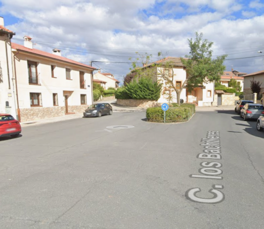 Corte de agua en la calle Bachilleres de Zamarramala Corte de agua