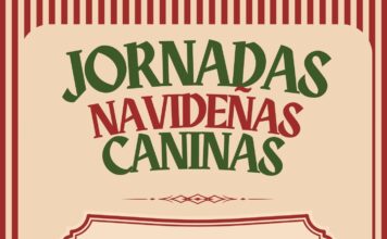 Unas jornadas navideñas dedicadas a nuestros amigos más peludos Cartel jornadas navideñas caninas
